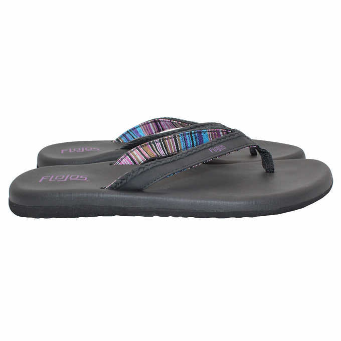 Flojos Ladies' Flip Flop, Black